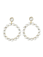 Gold-Polished Alloy Diva Look Stylish Contemporary Earrings - The Pari