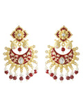 Silver-Plated Alloy Oxidised Round Earrings With Ring Combo - The Pari