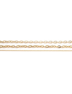 Gold-Polished Alloy Denty Look Heart Necklace - The Pari | Grocsy