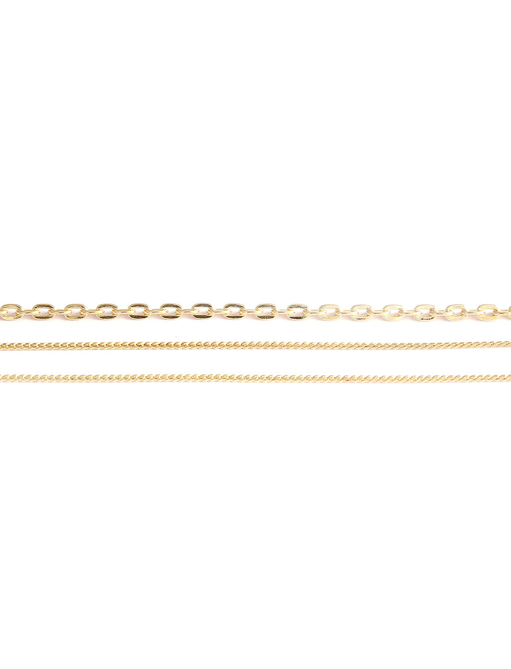 Gold-Polished Alloy Designer Embossed Double Layer Necklace - The Pari | Grocsy