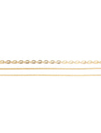 Gold-Polished Alloy Designer Embossed Double Layer Necklace - The Pari | Grocsy
