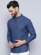 Even Apparels Men's Loop Wooden Button Kurta | Grocsy