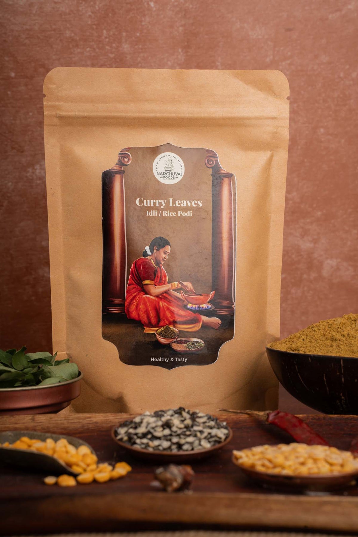 Narchuvai Foods Curry Leaves Idly Podi | Grocsy