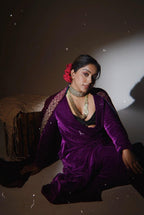 trueBrowns Wine Velvet Angrakha | Grocsy