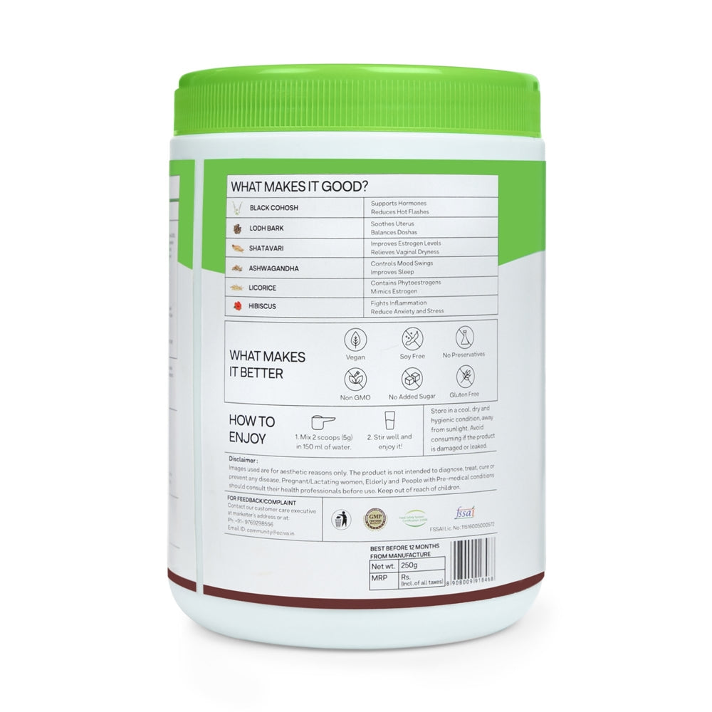 OZiva Plant Based HerBalance for Menopause | Grocsy