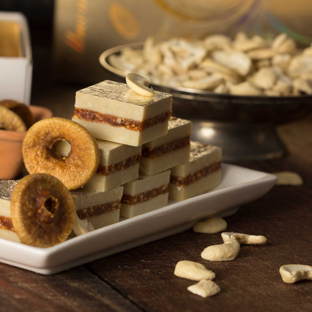 Almond House Kaju Anjeer Burfi | Grocsy
