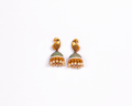 Gold-Polished Alloy Peacock Shape Jhumki Earrings - The Pari