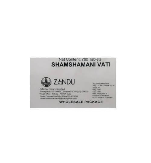 Zandu Shamshamani Vati Tablets | Grocsy