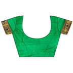Joban Fashion Green Banarasi Soft Silk Woven Saree | Grocsy