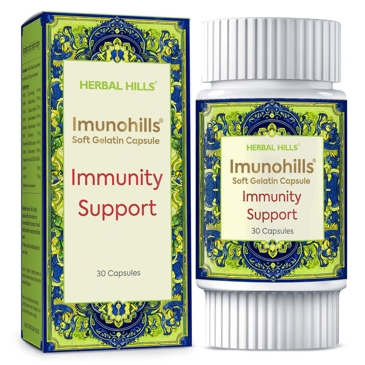 Herbal Hills Ayurveda Imunohills Capsules | Grocsy