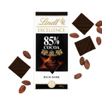 Lindt Excellence Dark 70% Cocoa Chocolate Bar and Lindt Excellence Dark 85% Cocoa Chocolate Bar | Grocsy