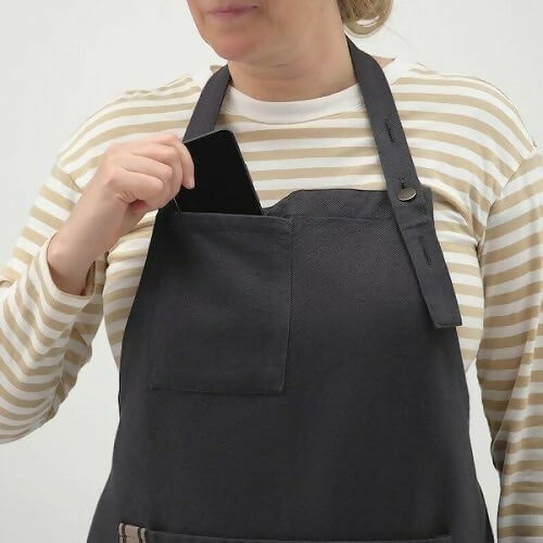Ikea Sandviva Apron-Dark grey | Grocsy