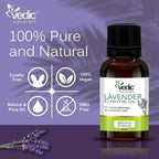 Vedic Naturals Lavender Essential Oil | Grocsy