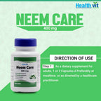 Healthvit Neem Care Capsules | Grocsy