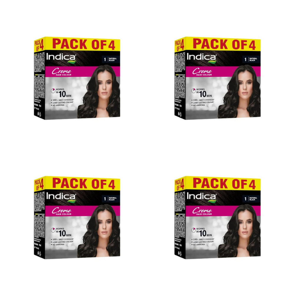 Indica Creme 10 Minutes Hair Color Long Lasting Colour | Grocsy