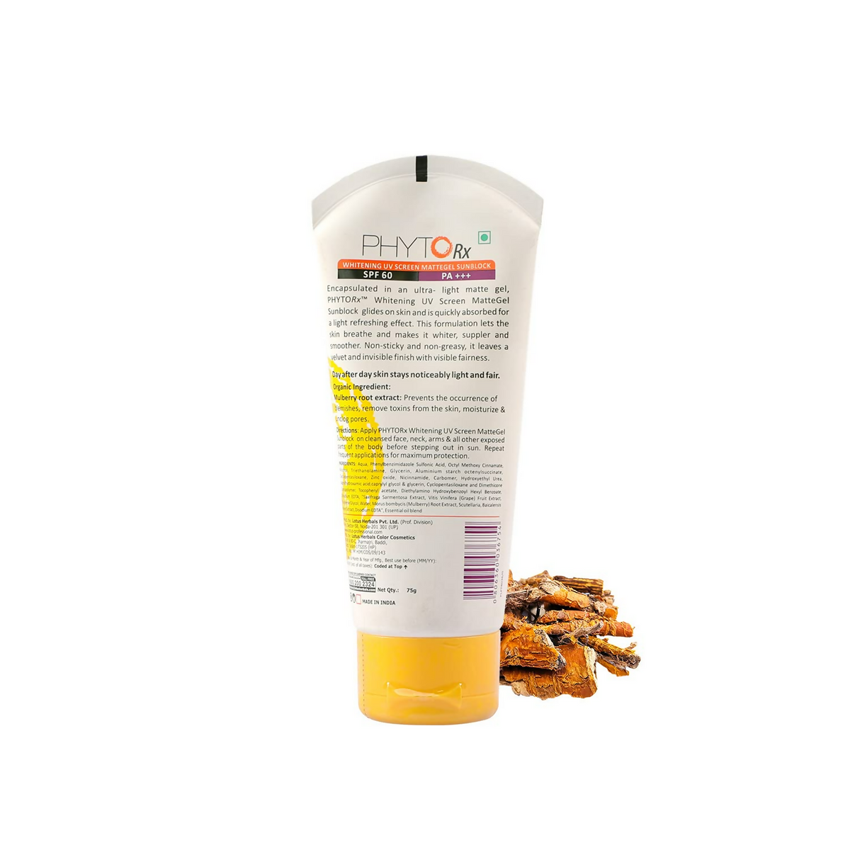 Lotus Professional Phyto Rx Whitening Uv Screen Mattege Sun Block Spf 60 Pa+++ | Grocsy