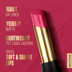 Lakme Absolute Beyond Matte Lipstick - 201 Pink Power | Grocsy