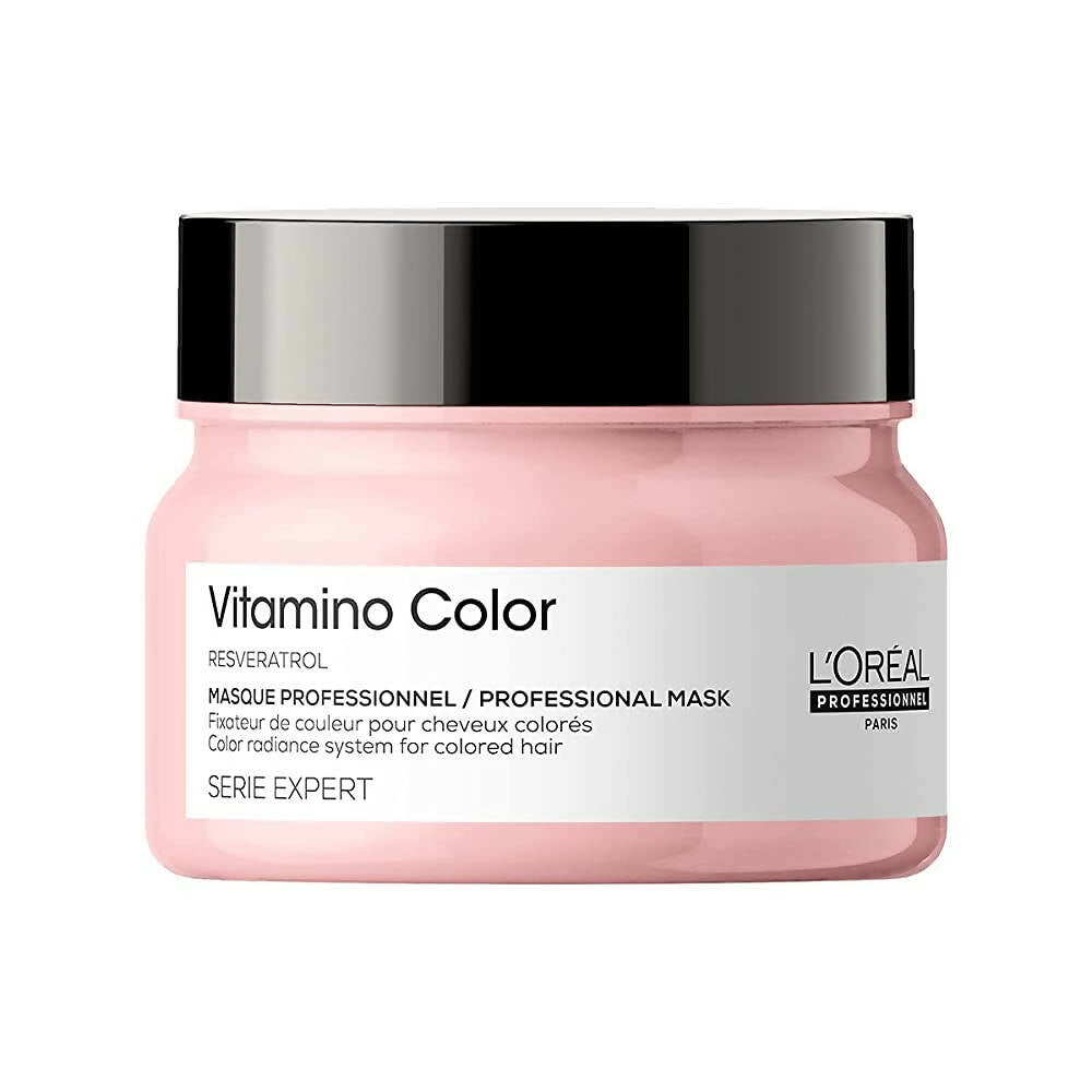 L'Oreal Paris Vitamino Color Hair Mask With Resveratrol For Color-Treated Hair, Serie Expert | Grocsy