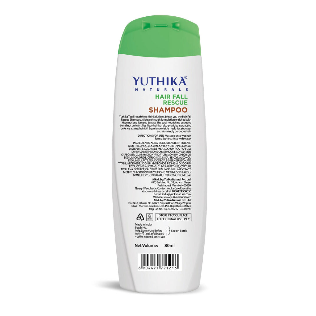 Yuthika Hair Fall Rescue Shampoo For Women & Men | Grocsy