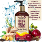 Wishcare Onion Ginger Shampoo | Grocsy