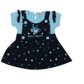 NammaBaby Baby Girl's A-Line Mini Frock Dress - Blue 117 | Grocsy