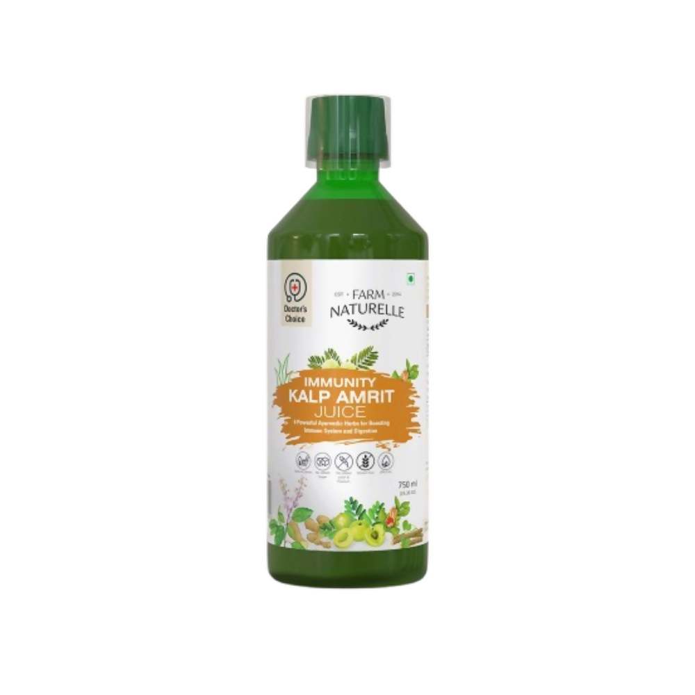 Farm Naturelle Immunity Kalp Amrit Juice - Strong Herbal Blend | Grocsy