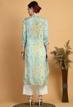 Joban Fashion Print Chinnon Kurta Set | Grocsy