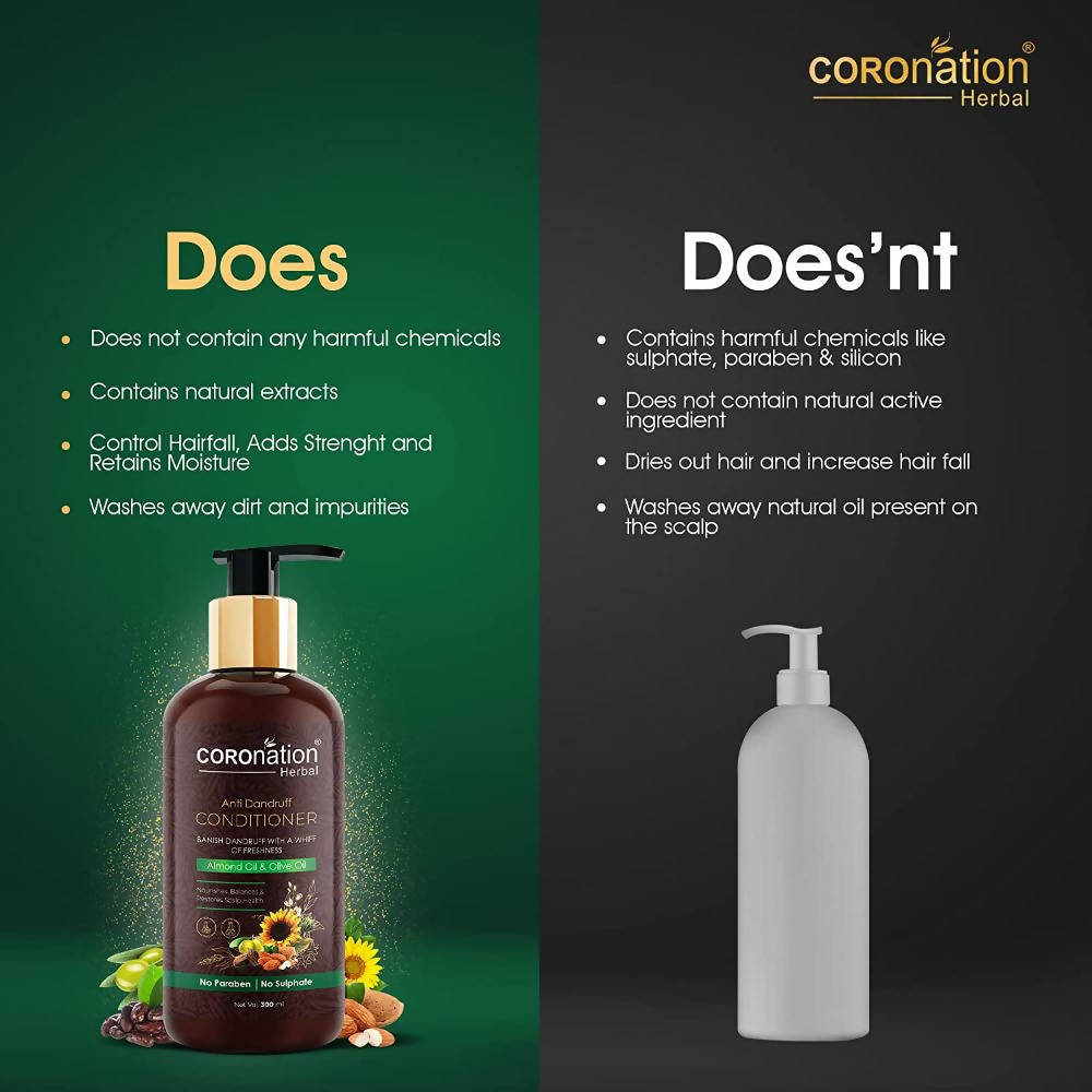 Coronation Herbal Anti Dandruff Hair Conditioner | Grocsy