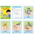 Jolly Kids Story Time Phonics Book Series 1 (Set of 10)| Short & Long Sound| Phonic Sound Stories Book for Kids Ages 4-8 Years | Grocsy