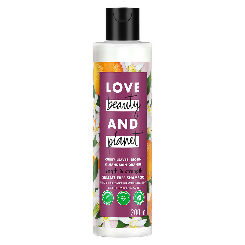 Love Beauty And Planet Curry Leaves & Biotin Sulpate Free Shampoo | Grocsy