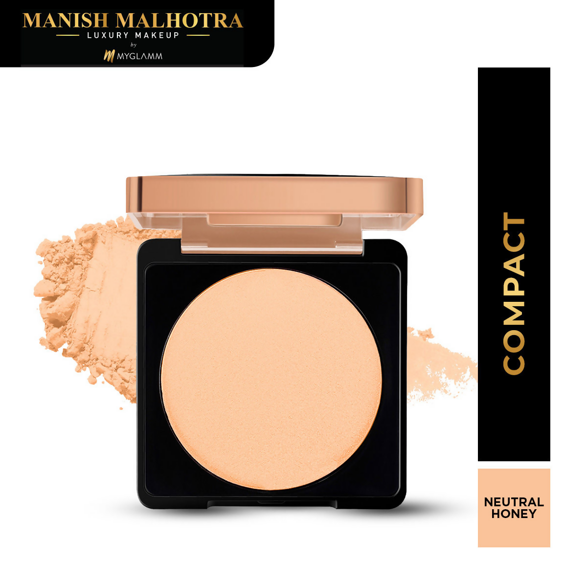 MyGlamm Manish Malhotra Beauty Skin Awakening Compact - Neutral Honey | Grocsy