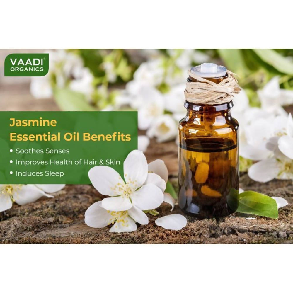 Vaadi Herbals Jasmine 100% Pure Essential Oil Therapeutic Grade | Grocsy