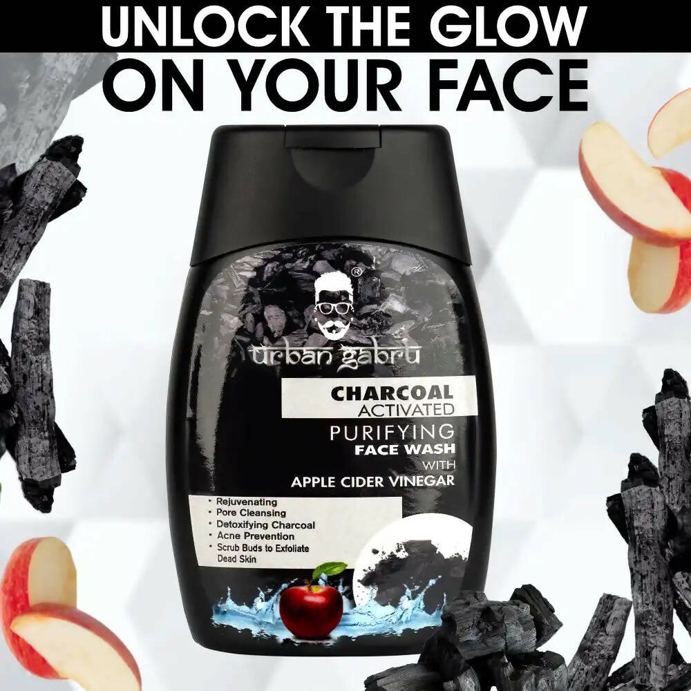 Urbangabru Activated Charcoal Face Wash for Men | Grocsy