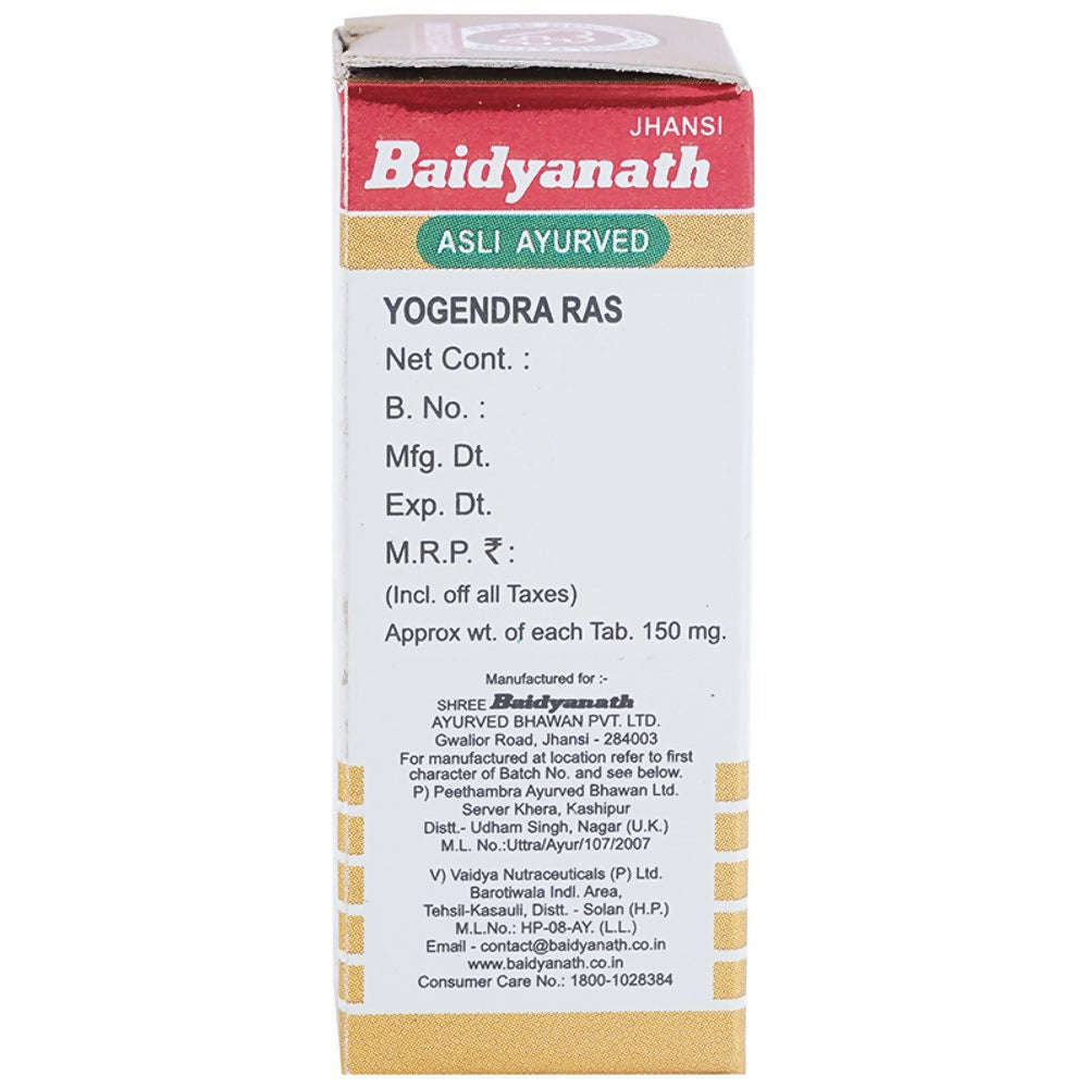 Baidyanath Jhansi Yogendra Ras with Gold | Grocsy