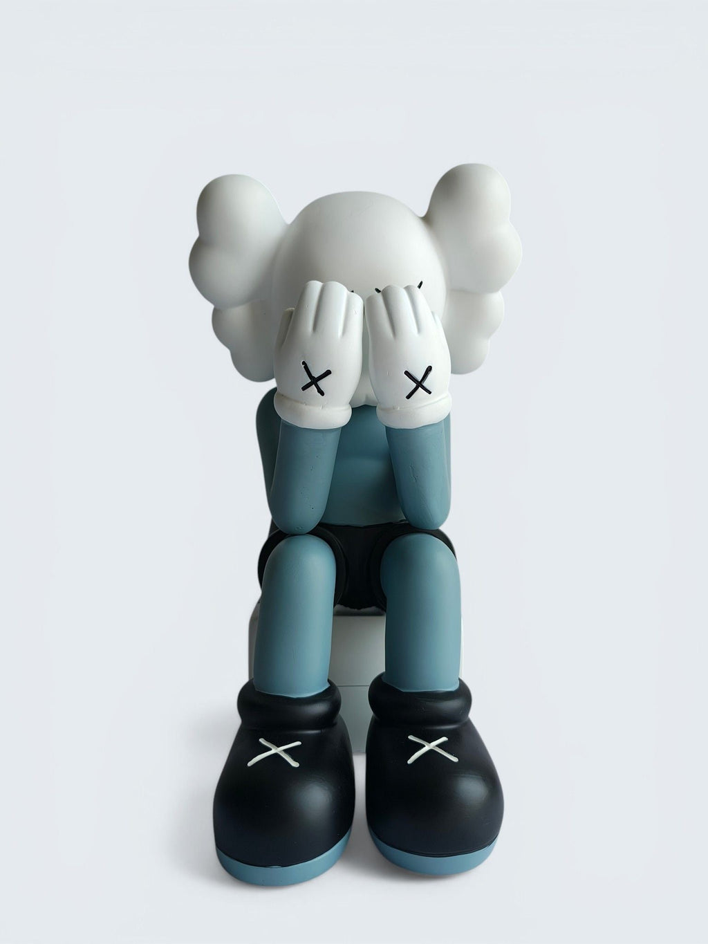 Sun Mun Decors KAWS-Inspired Companion Figure - Passing Through Face Cover | Grocsy