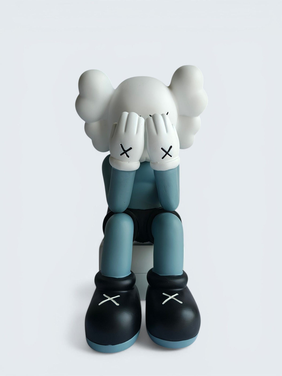 Sun Mun Decors KAWS-Inspired Companion Figure - Passing Through Face Cover | Grocsy
