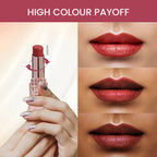 Swiss Beauty High Shine Finish Smooth Glide Pure Lustre Lipstick - 6 Just Peachy | Grocsy