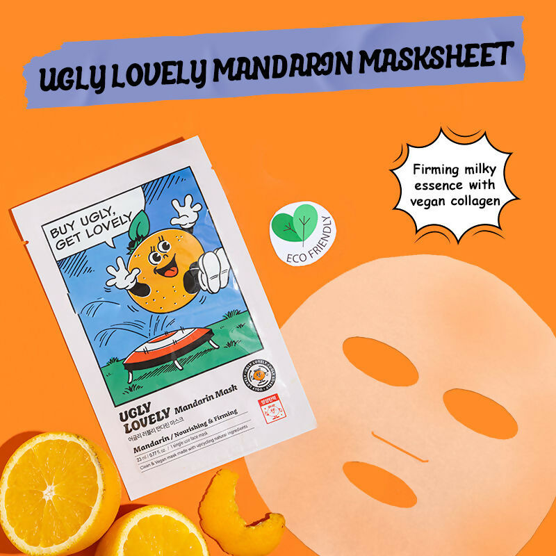 The Face Shop Ugly Lovely Mandarin Mask | Grocsy
