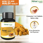 Herbal Canada Haldi Tablets | Grocsy