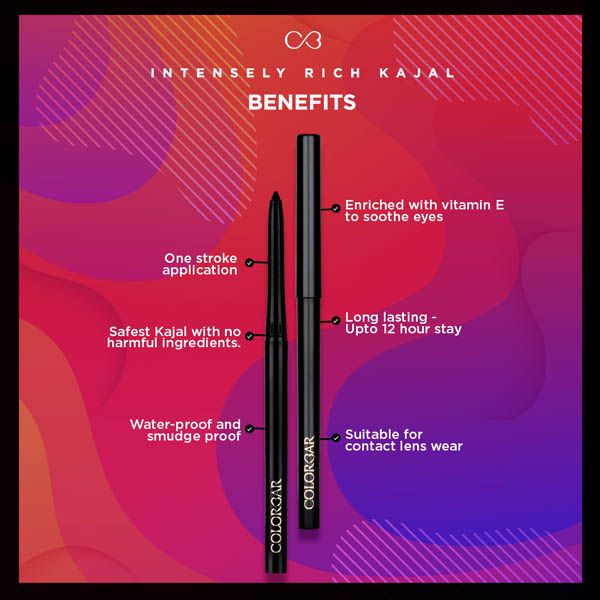 Colorbar Intensely Rich Kajal-Duo Creatively Black | Grocsy