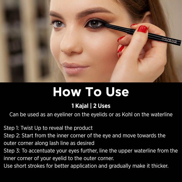 Colorbar Intensely Rich Kajal-Duo Creatively Black | Grocsy