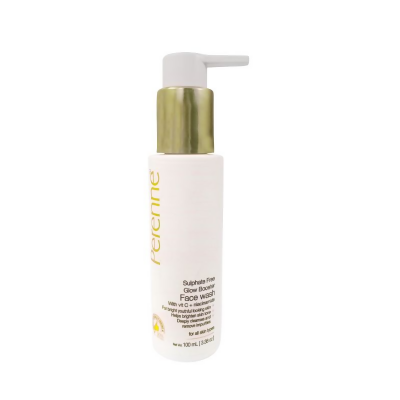 Perenne Sulphate Free Glow Booster Facewash With Vitamin C And Niacinamide | Grocsy