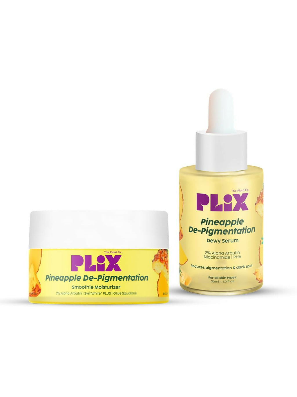 PLIX The Plant Fix Pineapple Pigmentation Skincare Regime Combo For Dark Spot Removal | Grocsy