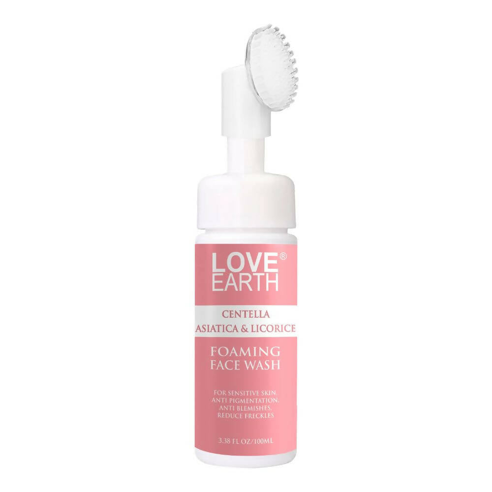 Love Earth Centella Asiatica & Licorice Foaming Face Wash | Grocsy