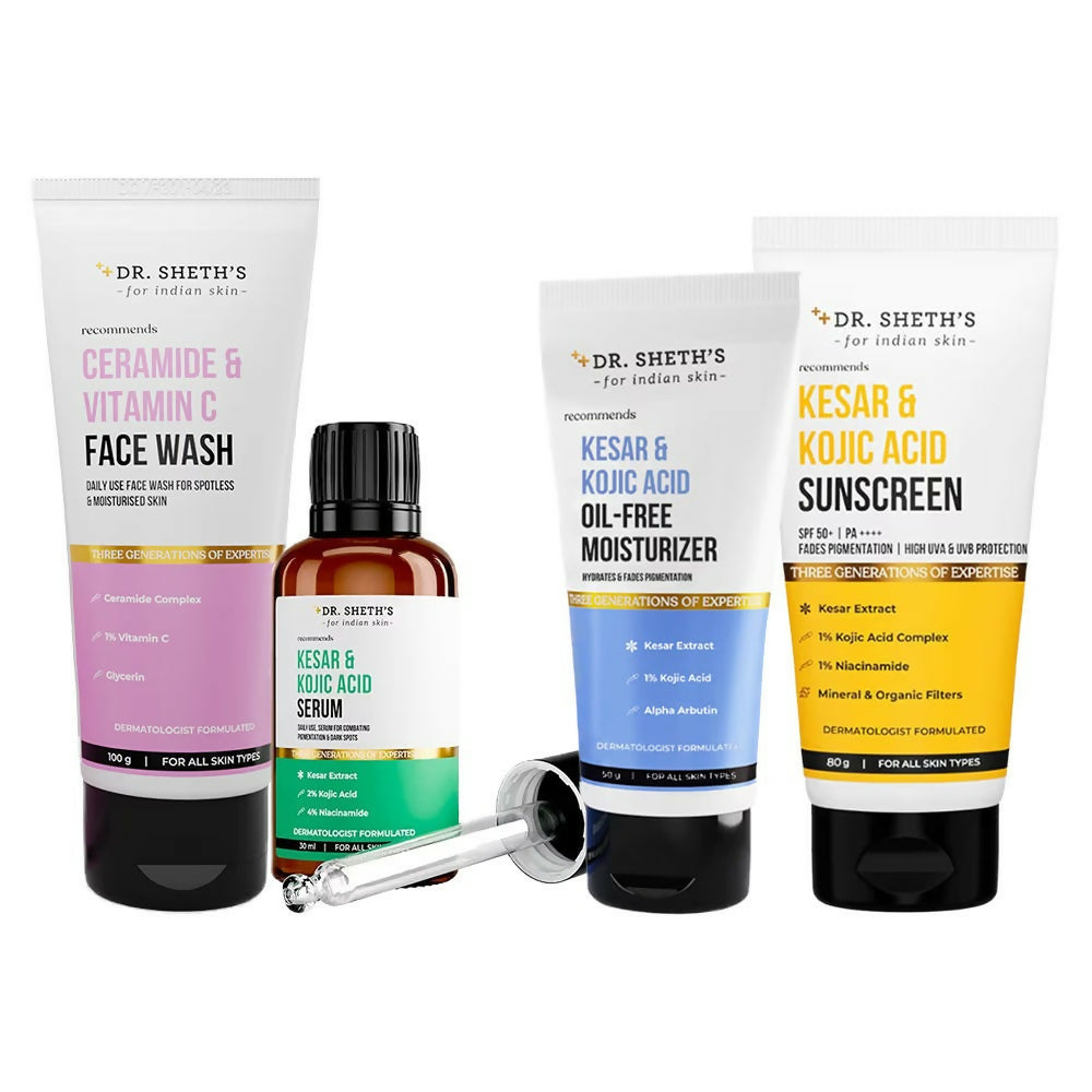 Dr. Sheth's CSMS for Spotless & Moisturized Skin Combo | Grocsy