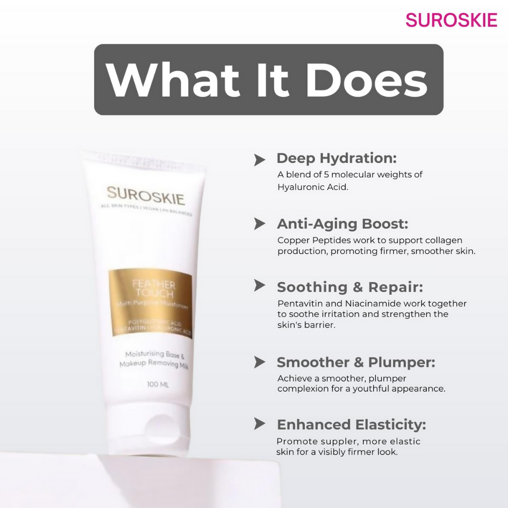 SUROSKIE Feather Touch Multi-Purpose Moisturizer | Grocsy