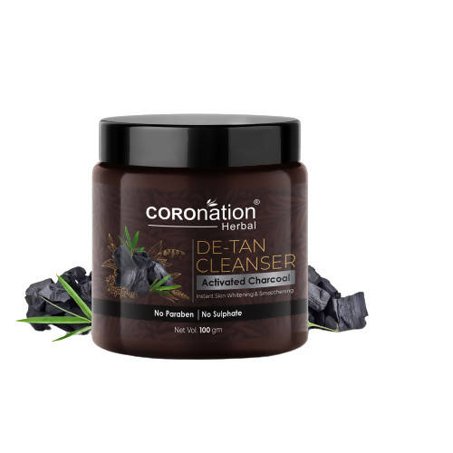 Coronation Herbal Activated Charcoal De-Tan Cleanser | Grocsy