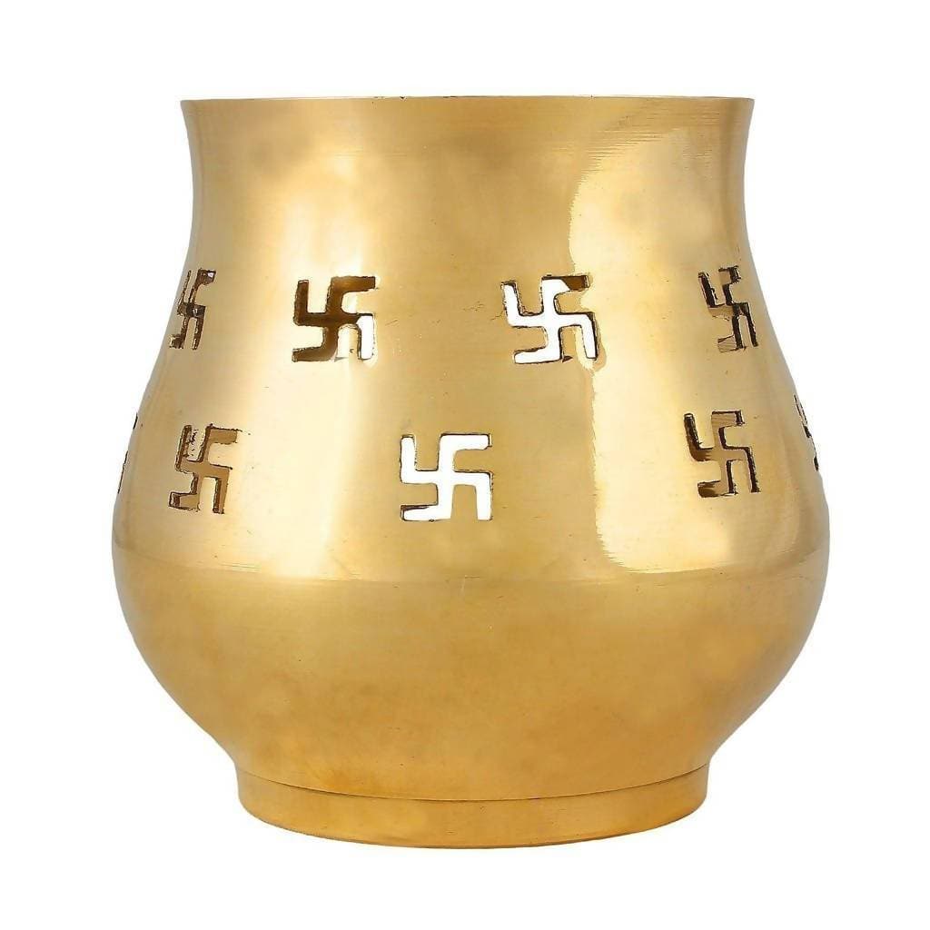 Brass Aroma Pooja Burner | Grocsy