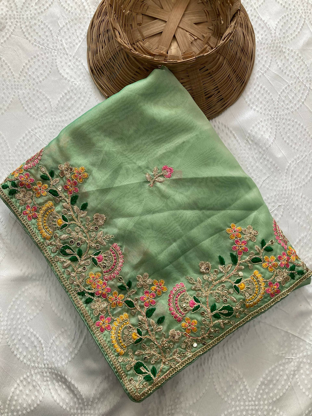 Teeya Creation New Trendy Party Wear Soft Silk Saree-Light_Green | Grocsy