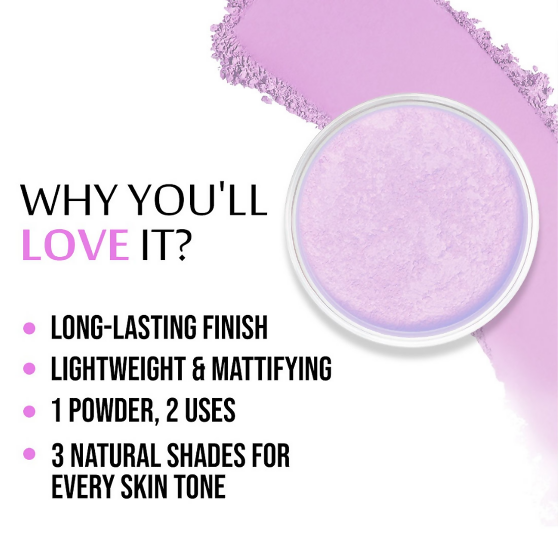 Daily Life Forever52 Deep Bake Translucent Matte Loose Powder - GLM008 | Grocsy